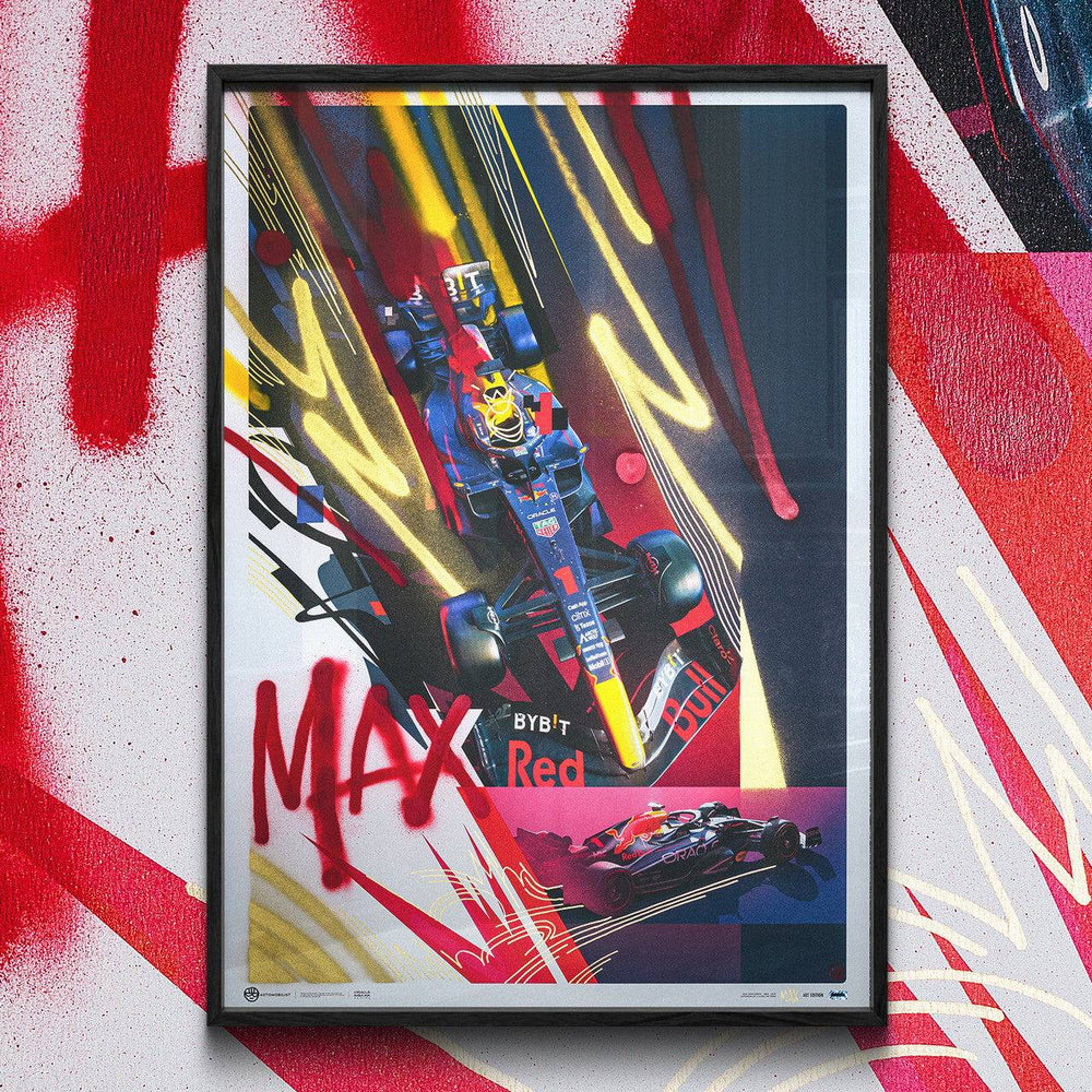 Max Verstappen | 2022 Art to the Max | Art Edition #17/25 Oracle Red ...