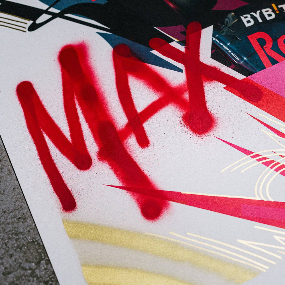 Max Verstappen | 2022 Art to the Max | Art Edition #17/25 Oracle Red ...