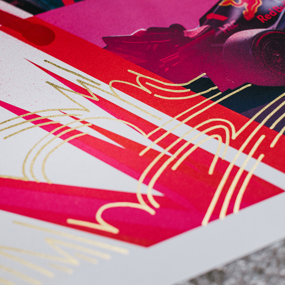 Max Verstappen | 2022 Art to the Max | Art Edition #17/25 Oracle Red ...