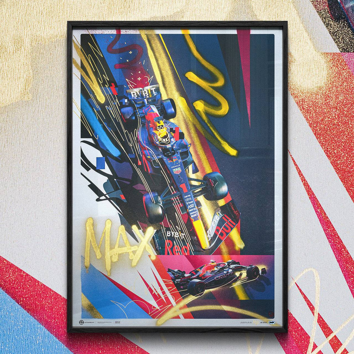 Max Verstappen | 2022 Art to the Max | Art Edition #18/25 Oracle Red ...