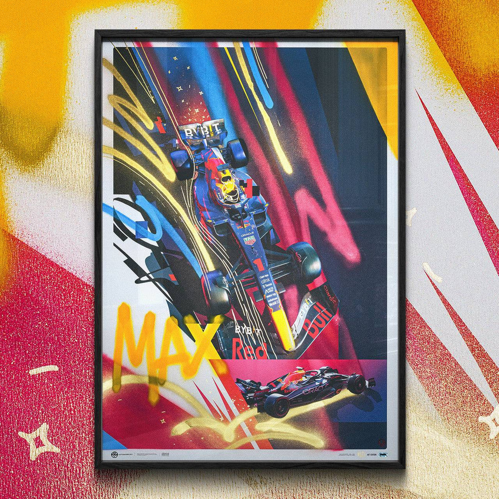 Max Verstappen | 2022 Art to the Max | Art Edition #19/25 Oracle Red ...