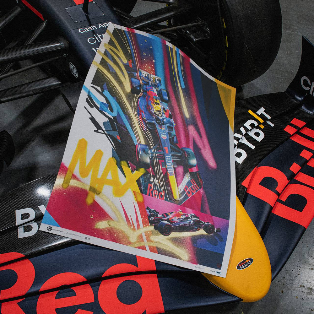 Max Verstappen | 2022 Art to the Max | Art Edition #19/25 Oracle Red ...