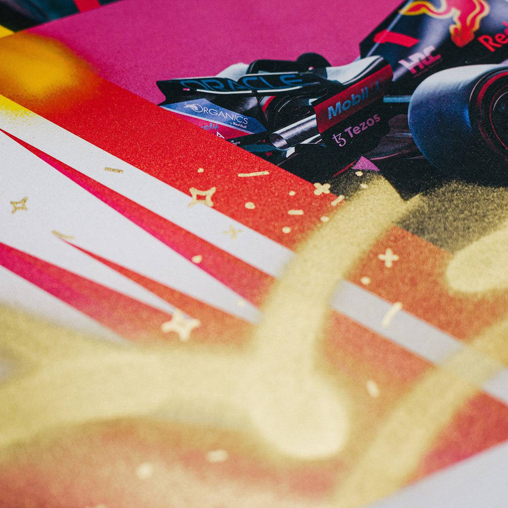 Max Verstappen | 2022 Art to the Max | Art Edition #19/25 Oracle Red ...