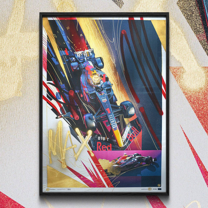 Max Verstappen | 2022 Art to the Max | Art Edition #01/25 Oracle Red ...