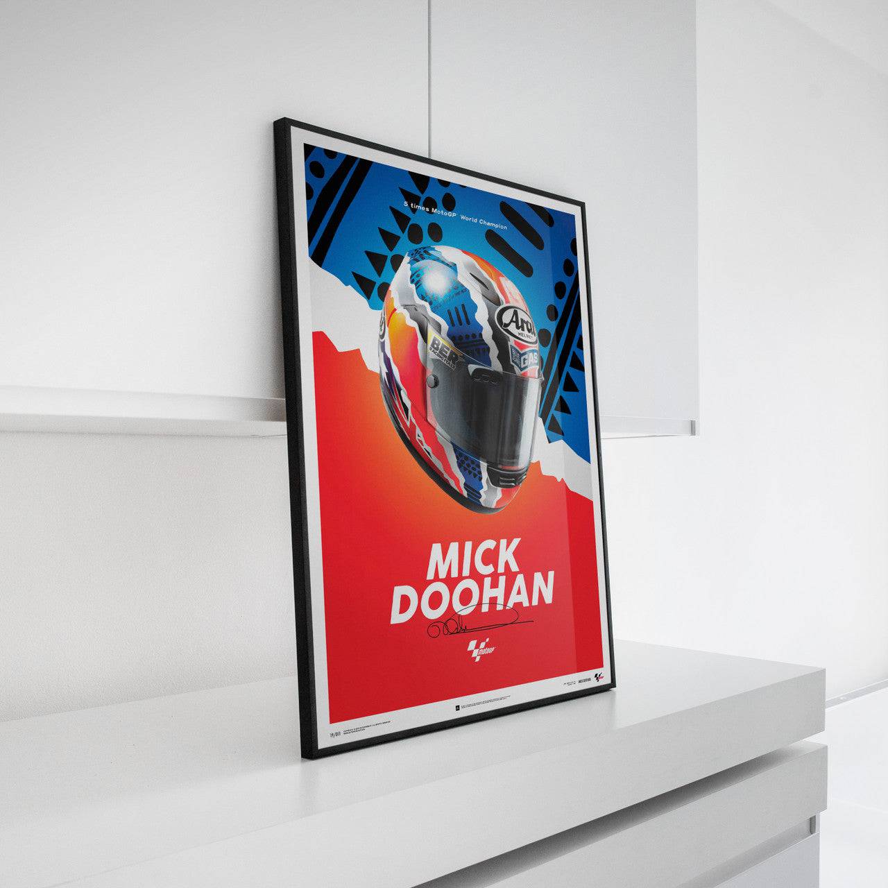 Mick Doohan - Helmet - 1999 - Poster