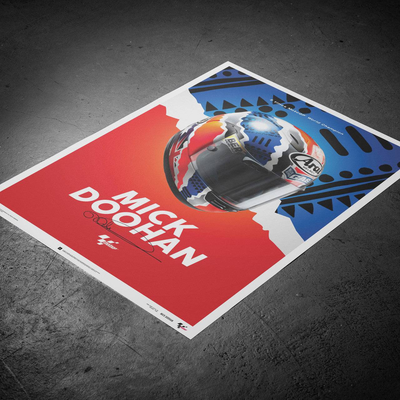 Mick Doohan - Helmet - 1999 - Poster