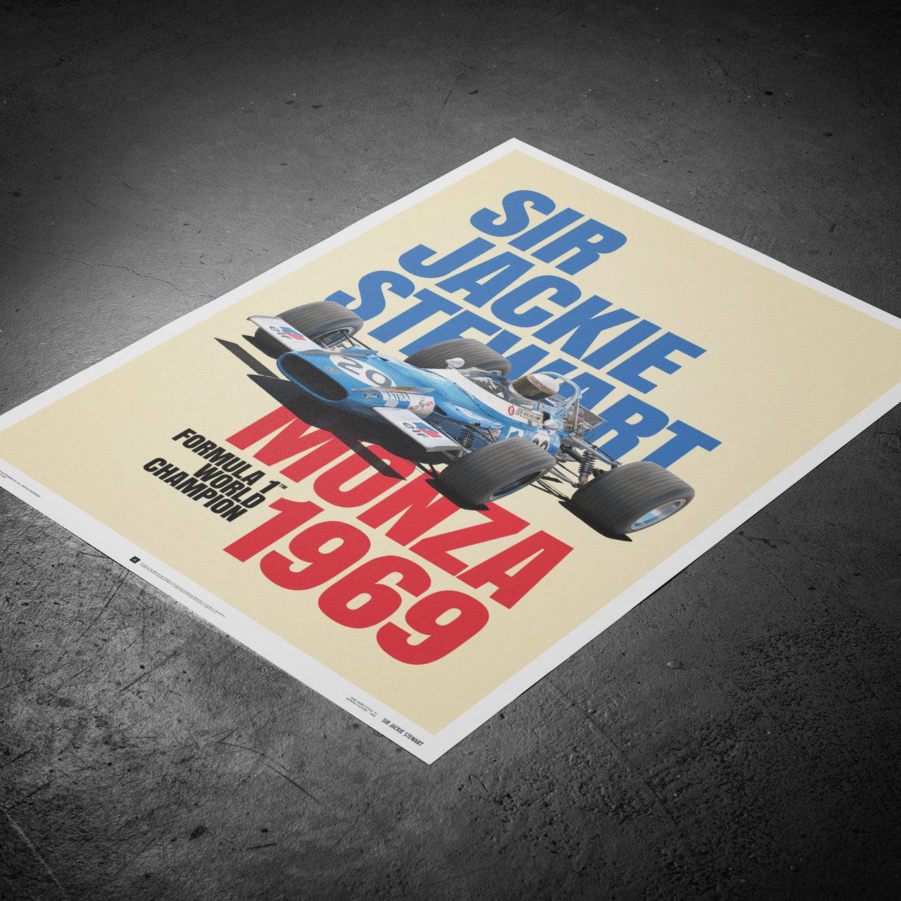 Matra MS80 - Sir Jackie Stewart - Monza Victory - 1969 - Poster