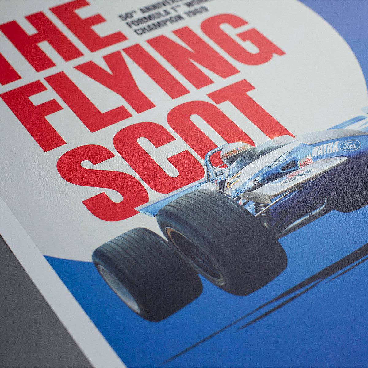 Matra MS80 - Sir Jackie Stewart - The Flying Scot - Nürburgring GP - 1969 - Poster