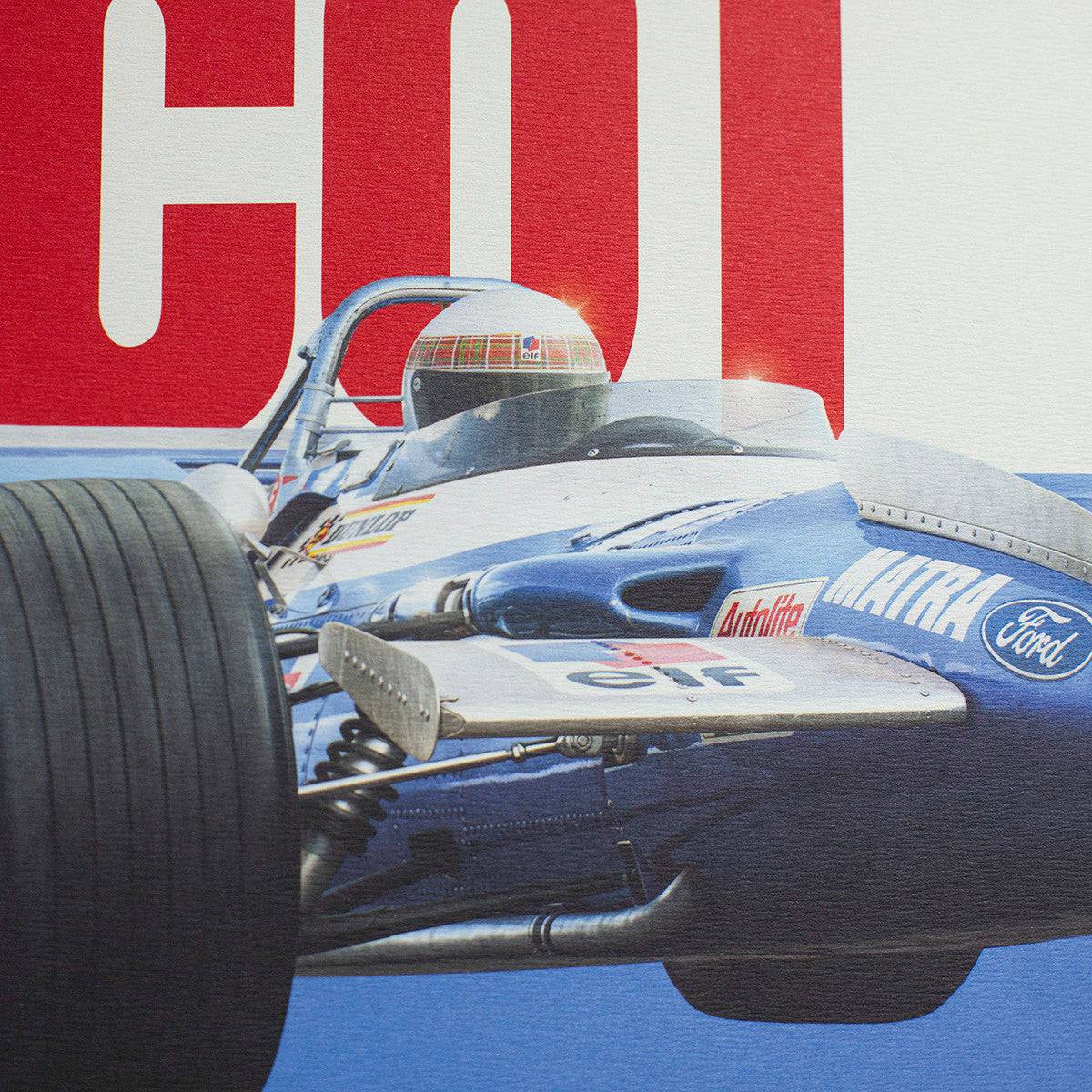 Matra MS80 - Sir Jackie Stewart - The Flying Scot - Nürburgring GP - 1969 - Poster