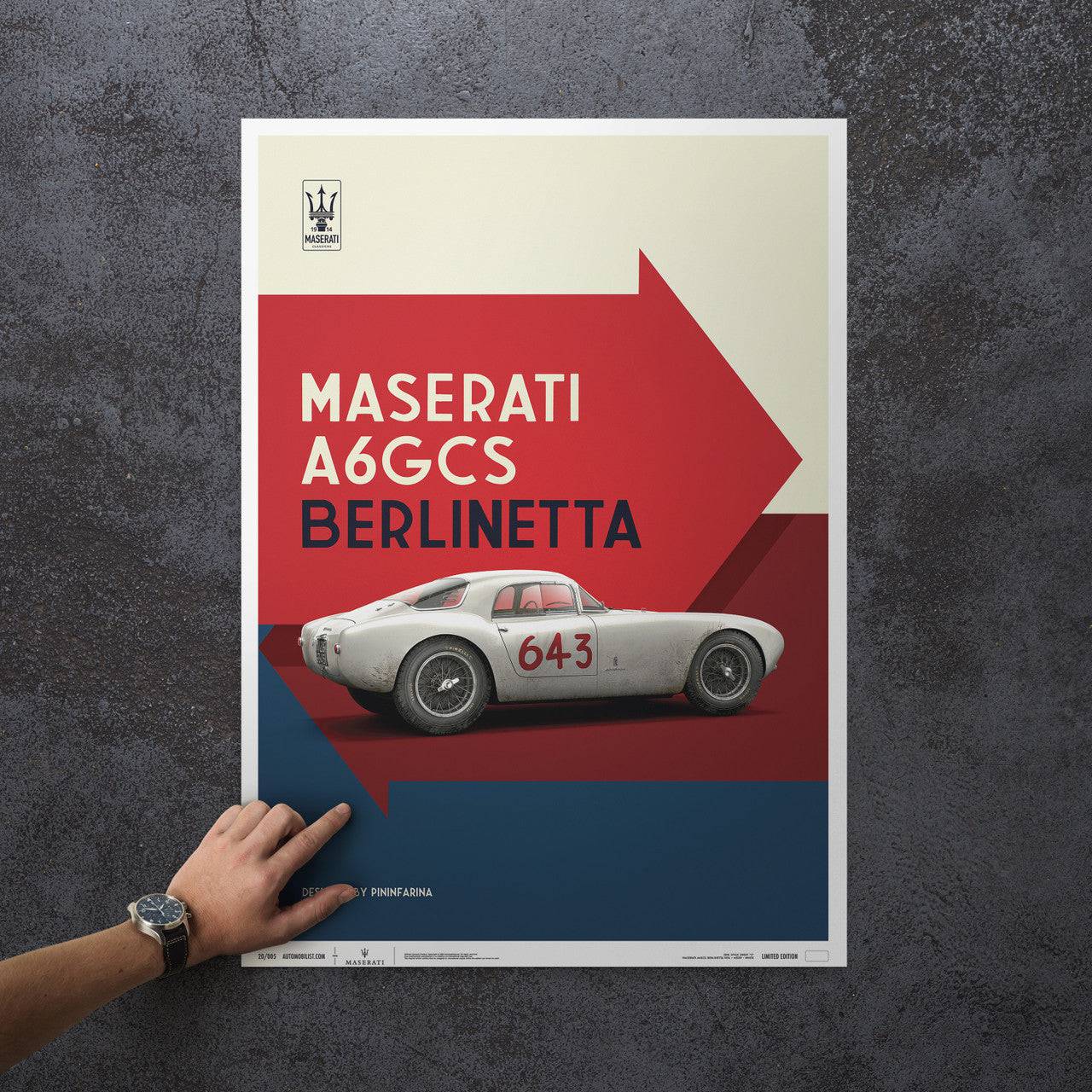 Maserati A6GCS Berlinetta - 1954 - White | Limited Edition