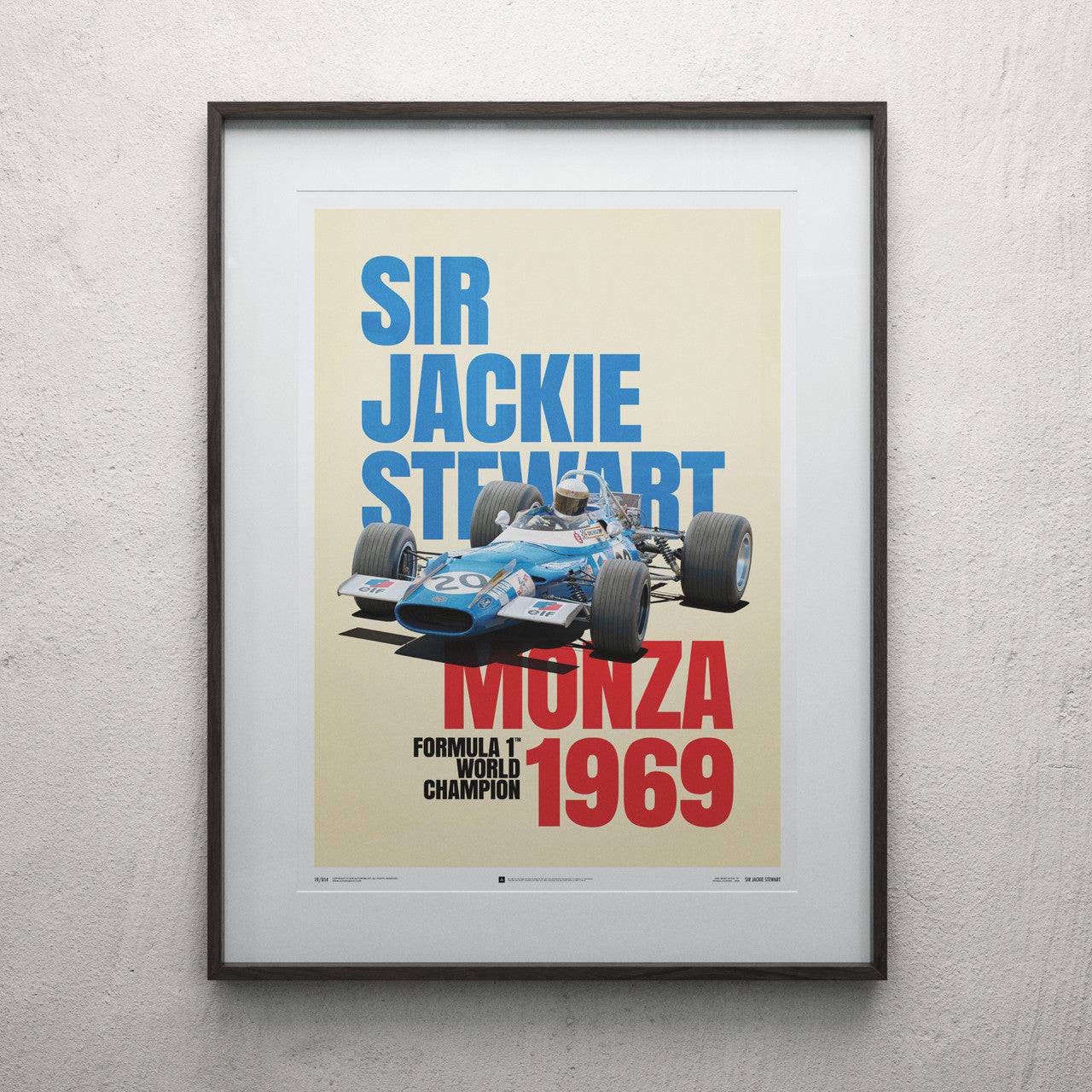 Matra MS80 - Sir Jackie Stewart - Monza Victory - 1969 - Poster