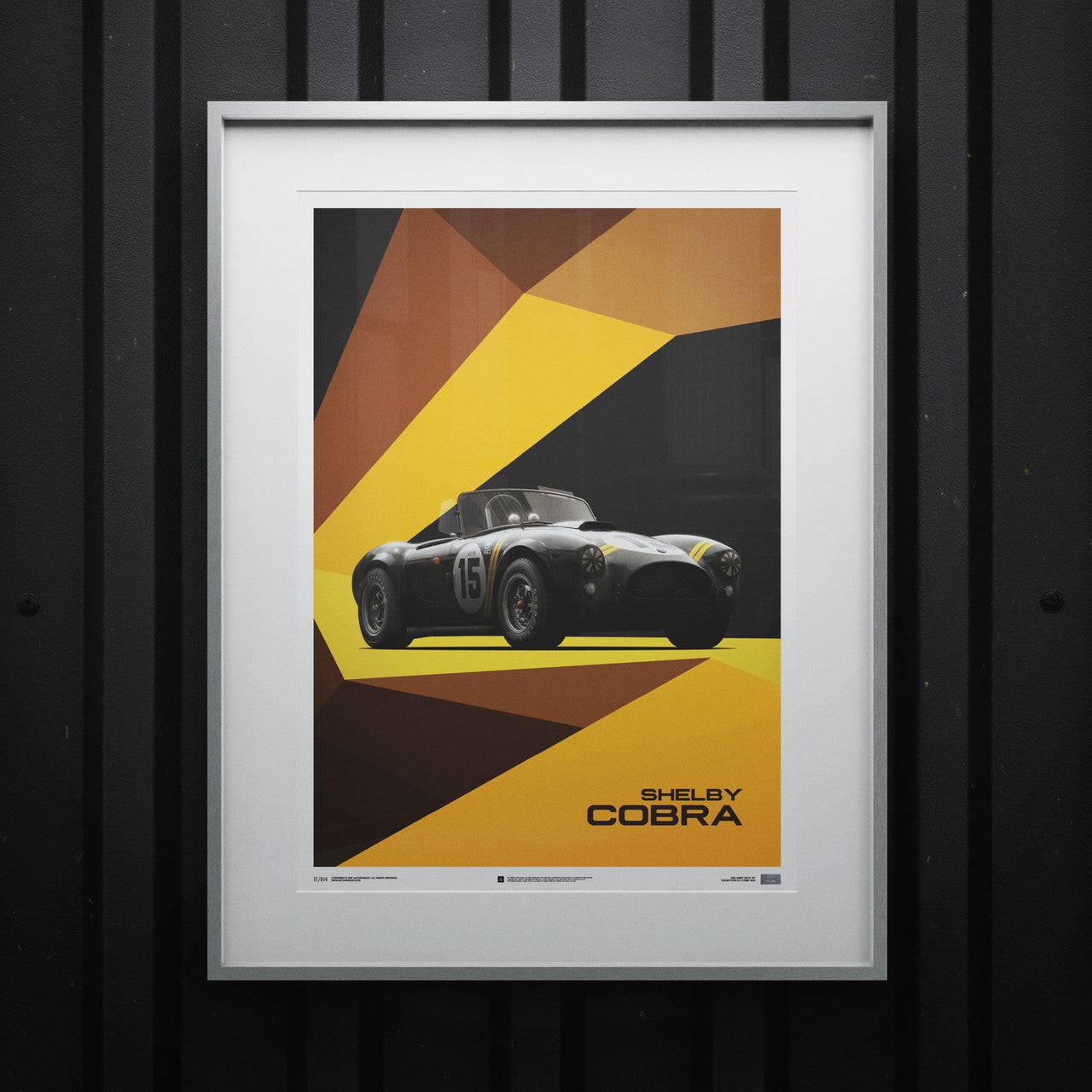 Shelby-Ford AC Cobra Mk II - Black - 1962 - Limited Poster