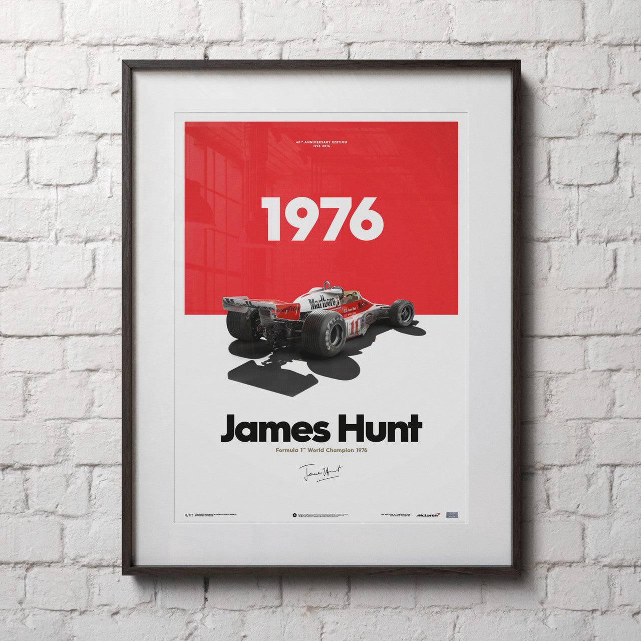 McLaren M23 - James Hunt - Marlboro - Japanese GP - 1976 - Limited Poster