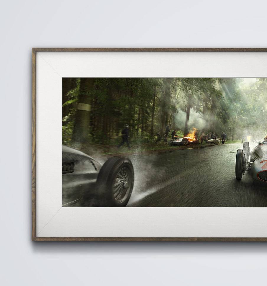 A Dampened Victory - Artwork - Unframed - Small - Automobilist