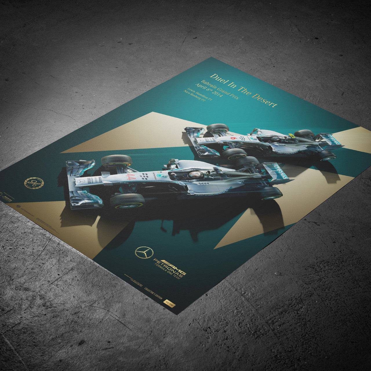 Mercedes-AMG Petronas Motorsport - 2014 - Duel In the Desert  | Collector's Edition