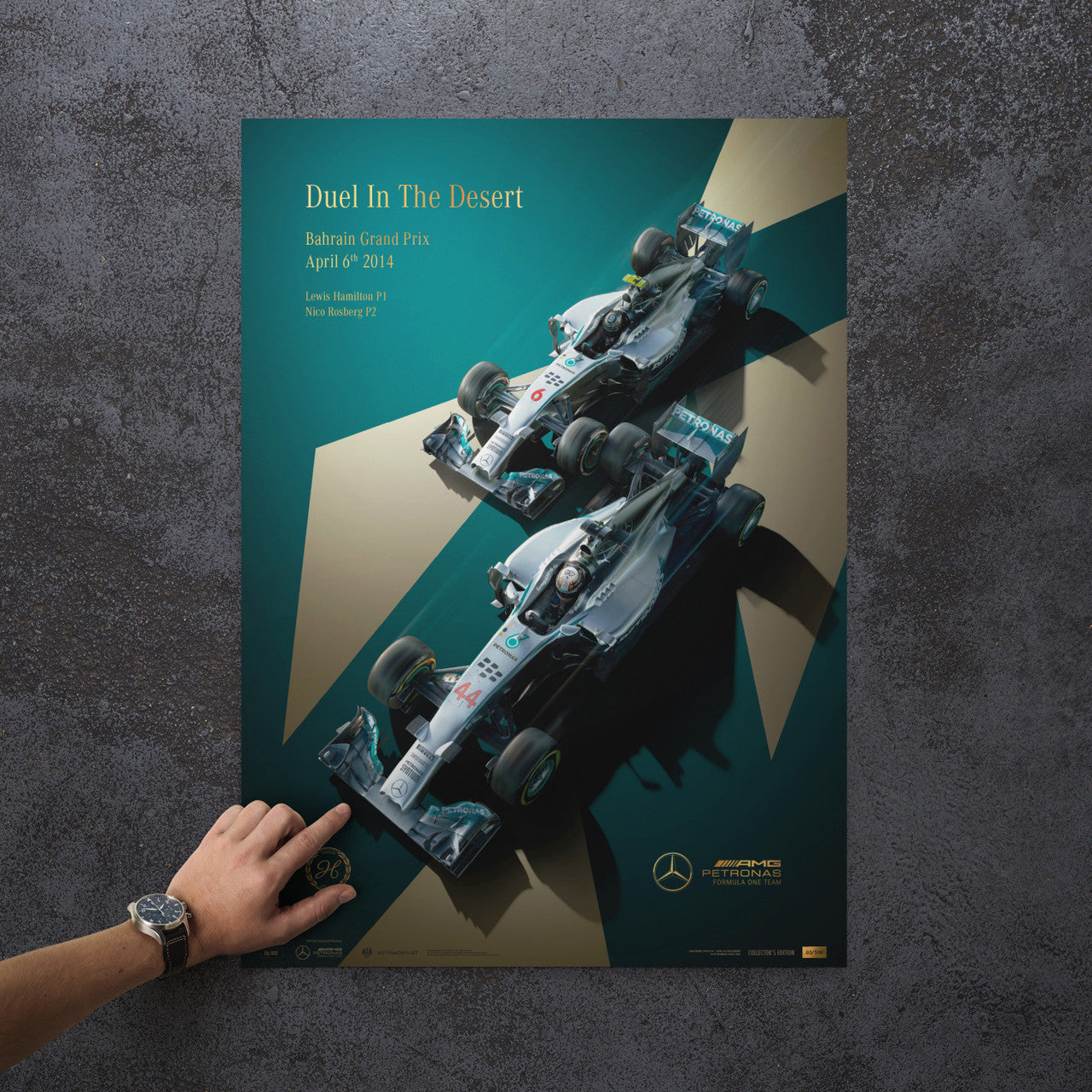 Mercedes-AMG Petronas Motorsport - 2014 - Duel In the Desert  | Collector's Edition