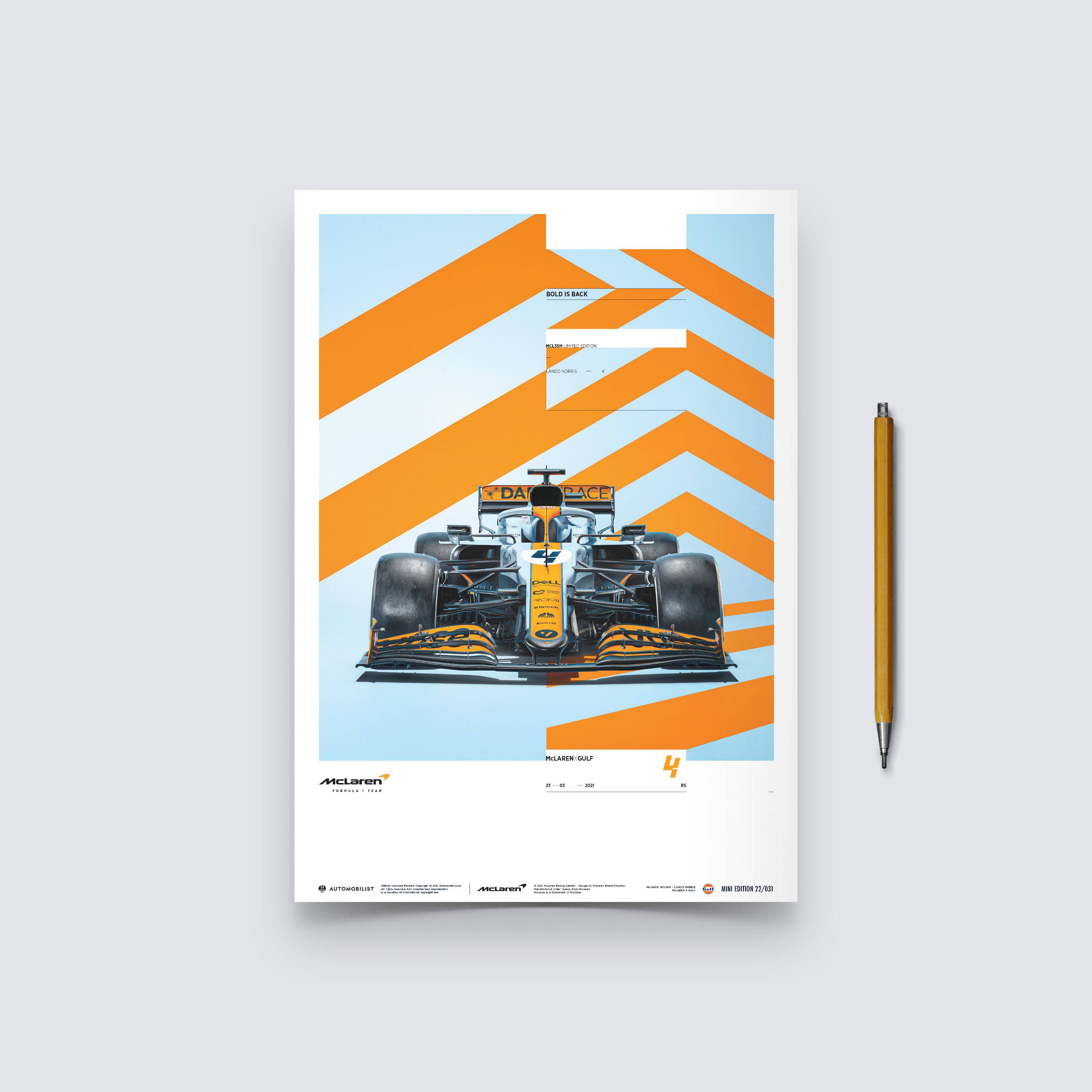 McLaren x Gulf - Lando Norris - 2021 - Automobilist
