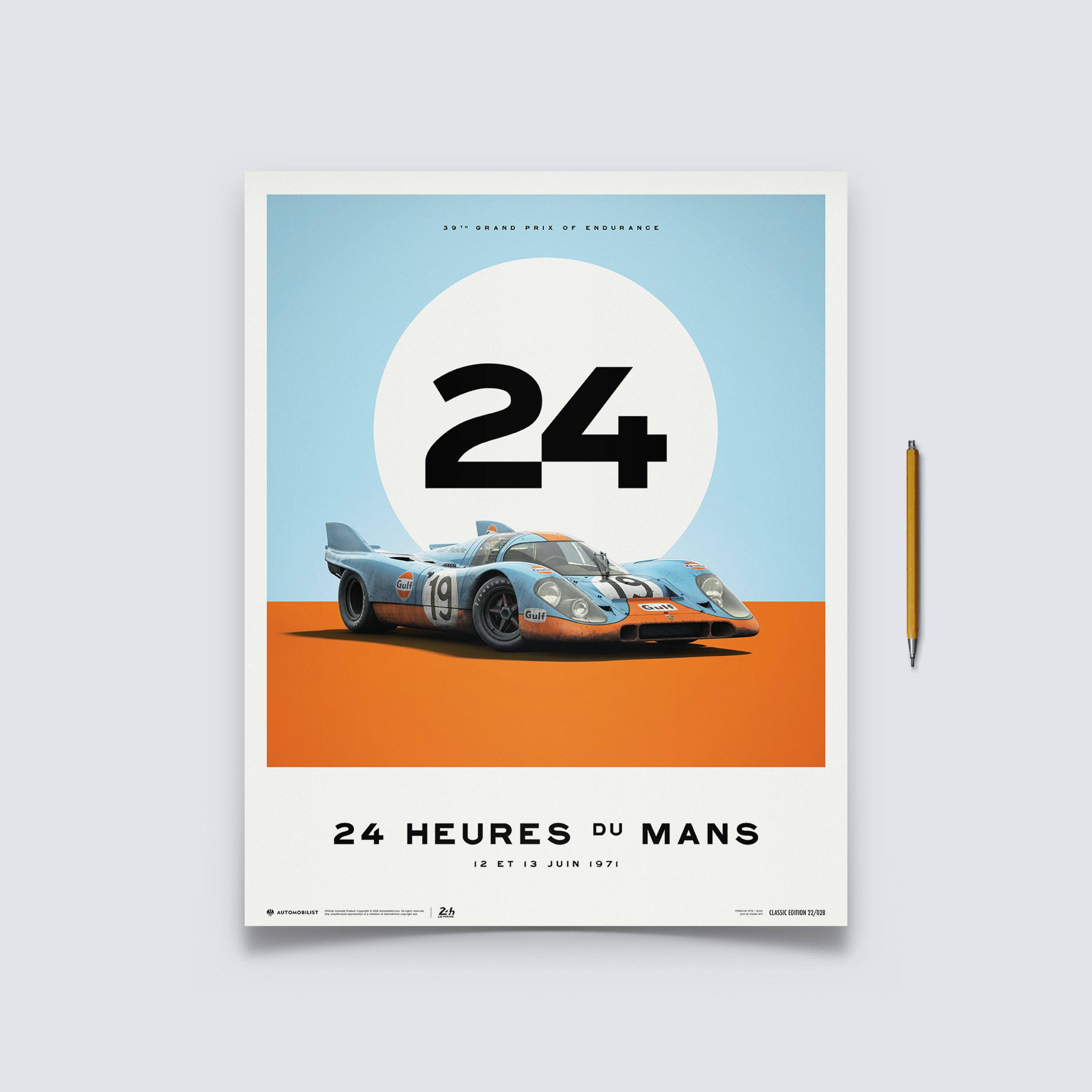 Porsche 917 - Gulf - 24 Hours of Le Mans - 1971 - Automobilist