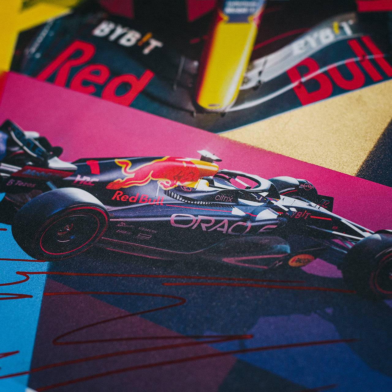 F1 Max Verstappen Vs Lewis Hamilton Honda Red Bull Vs Mercedes AMG Print  Formula 1 Poster -  Israel