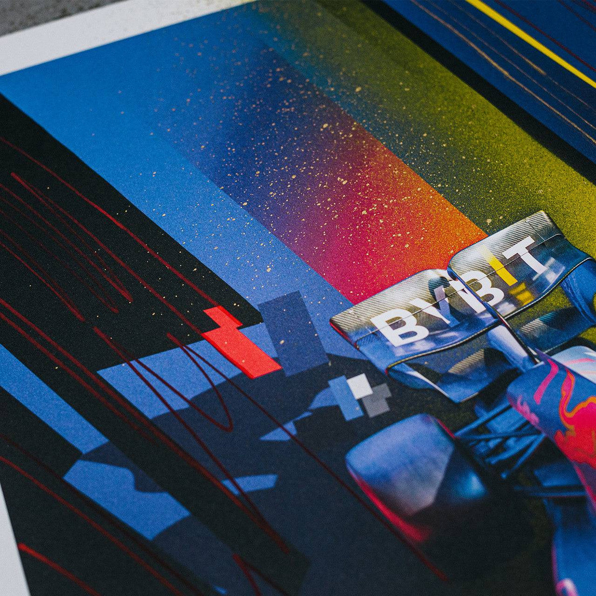 Max Verstappen | 2022 Art to the Max | Art Edition #05/25 Oracle Red ...