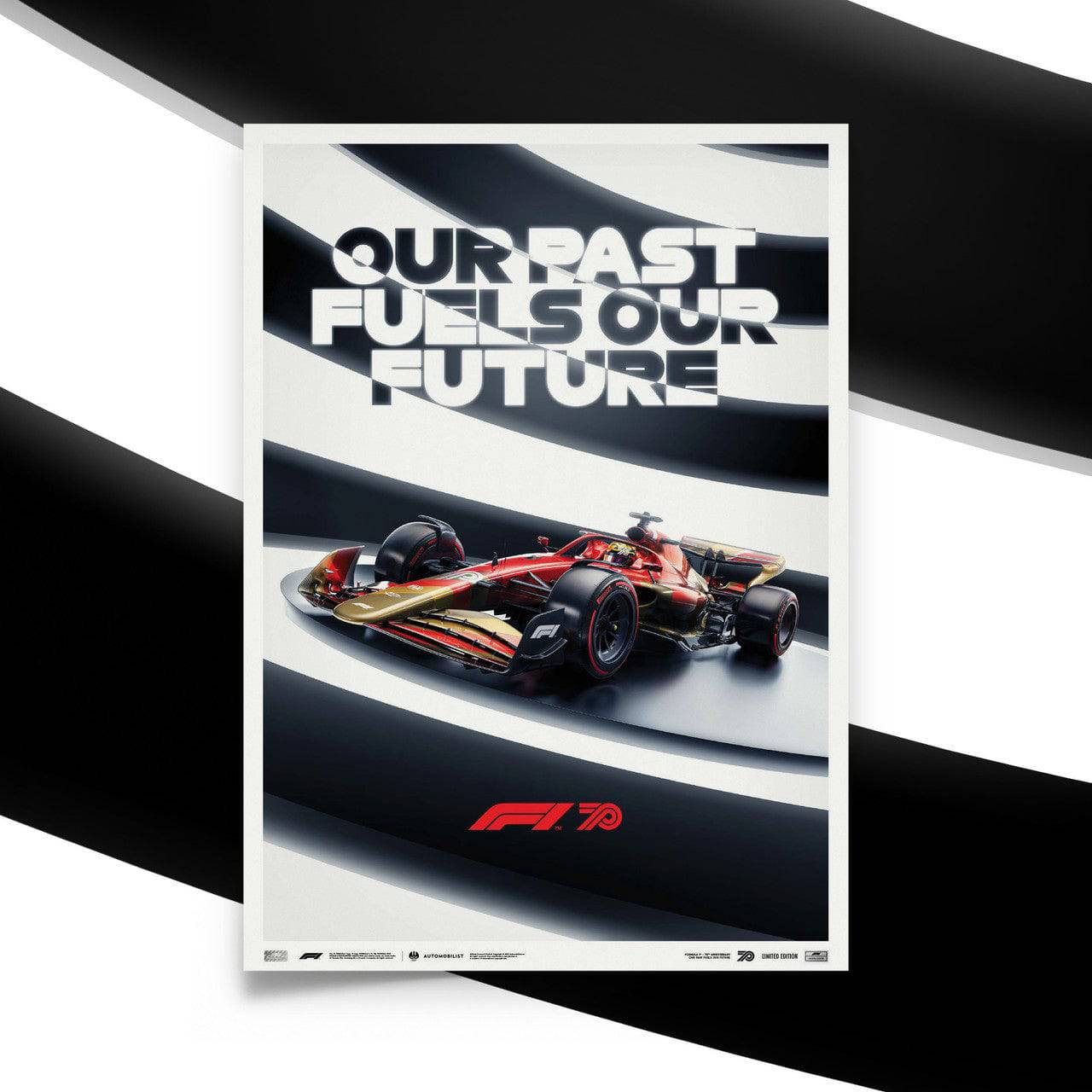 Poster F1 70ème anniversaire 2020 - 2029 The future lies ahead