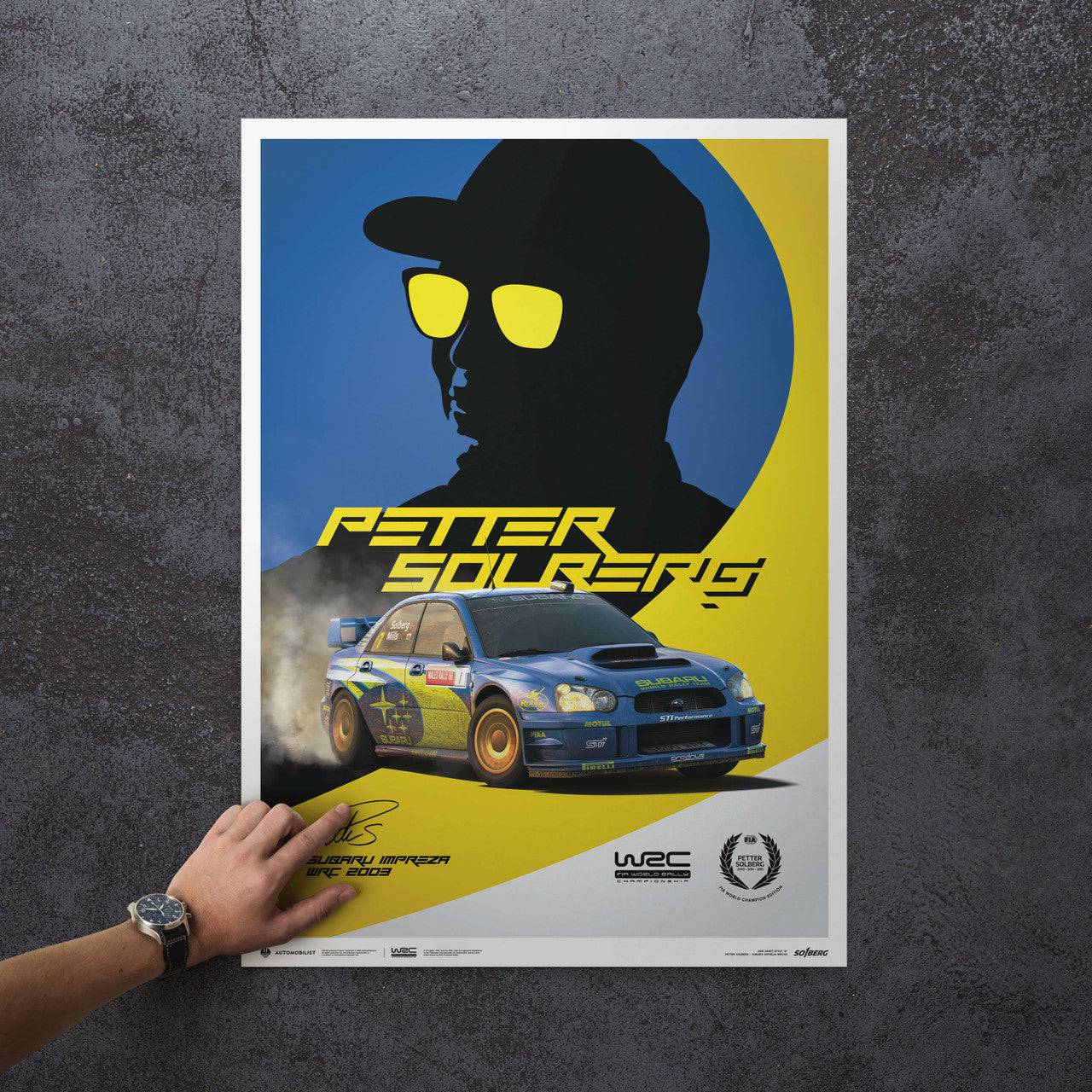 Subaru Impreza WRC 2003 - Petter Solberg -  Poster