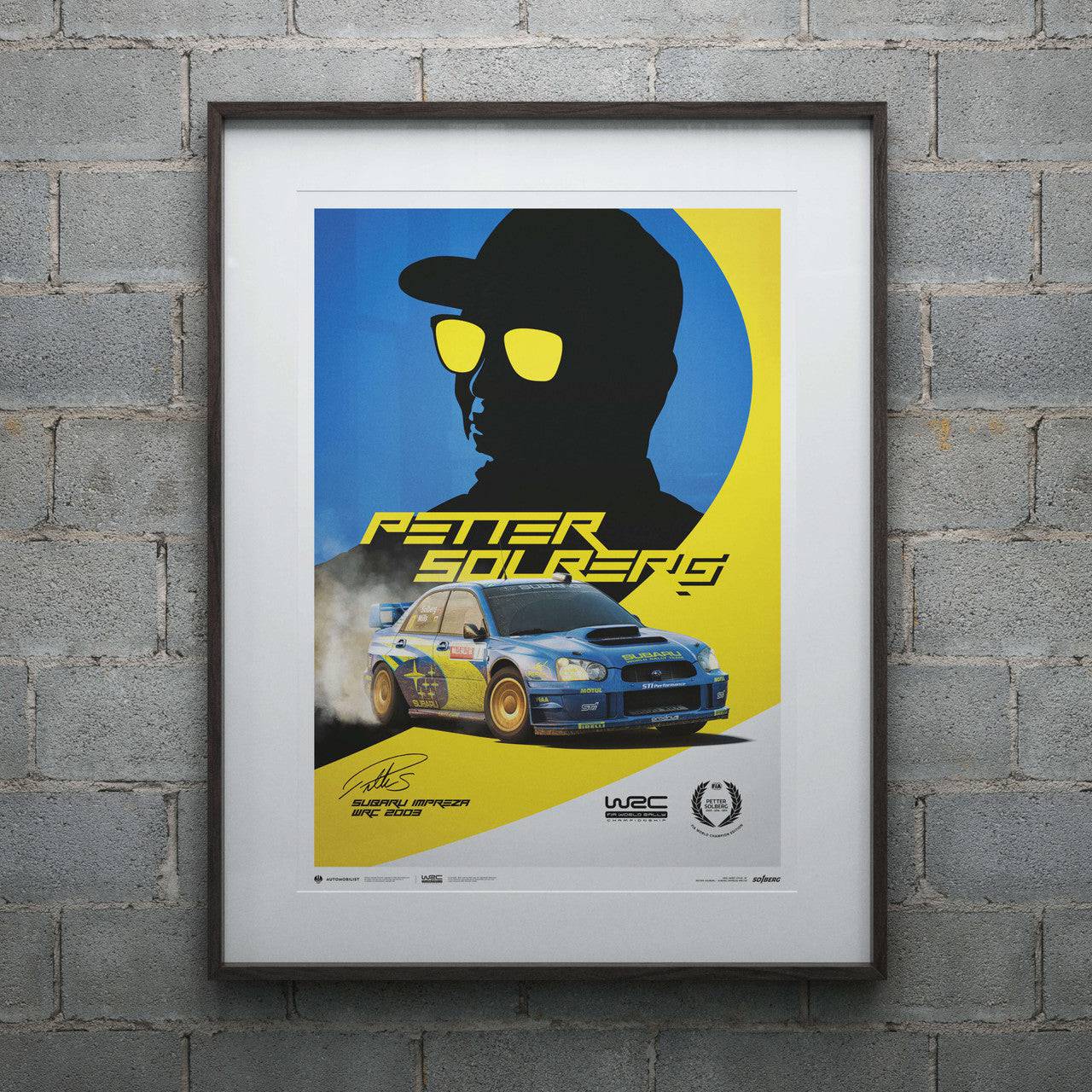 Subaru Impreza WRC 2003 - Petter Solberg -  Poster