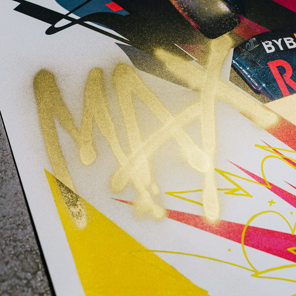Max Verstappen | 2022 Art to the Max | Art Edition #06/25 Oracle Red ...