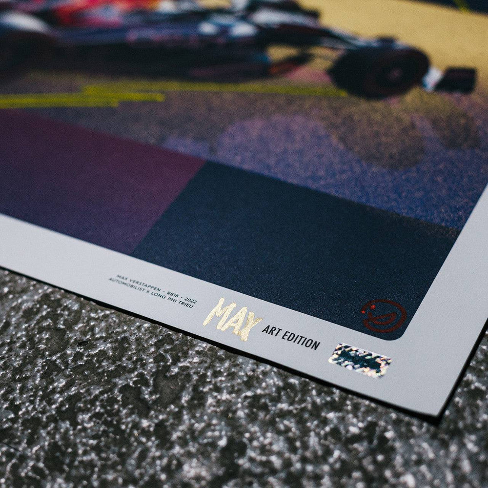 Max Verstappen | 2022 Art to the Max | Art Edition #06/25 Oracle Red ...