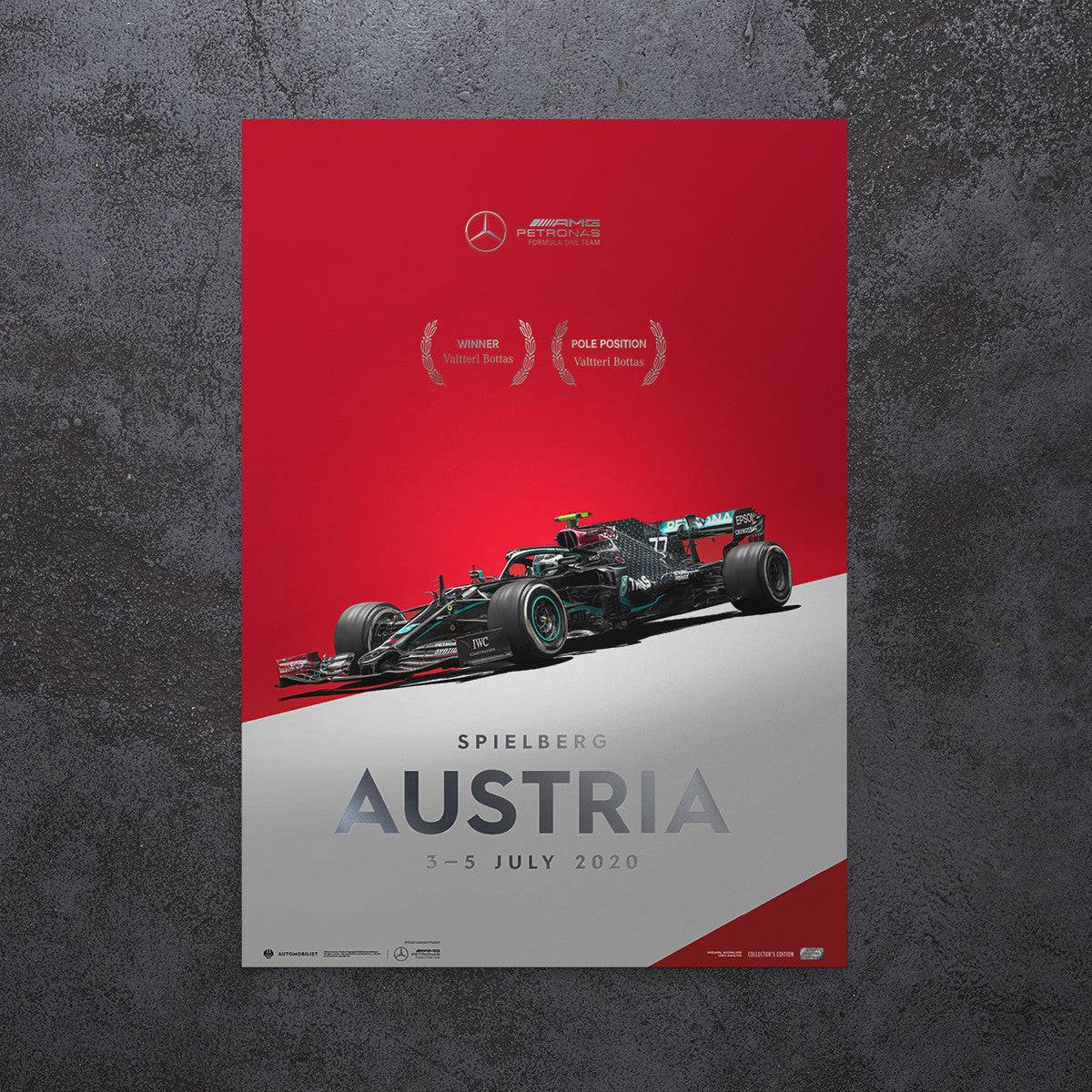 Mercedes-AMG Petronas F1 Team - Austria 2020 - Valtteri Bottas | Collector's Edition