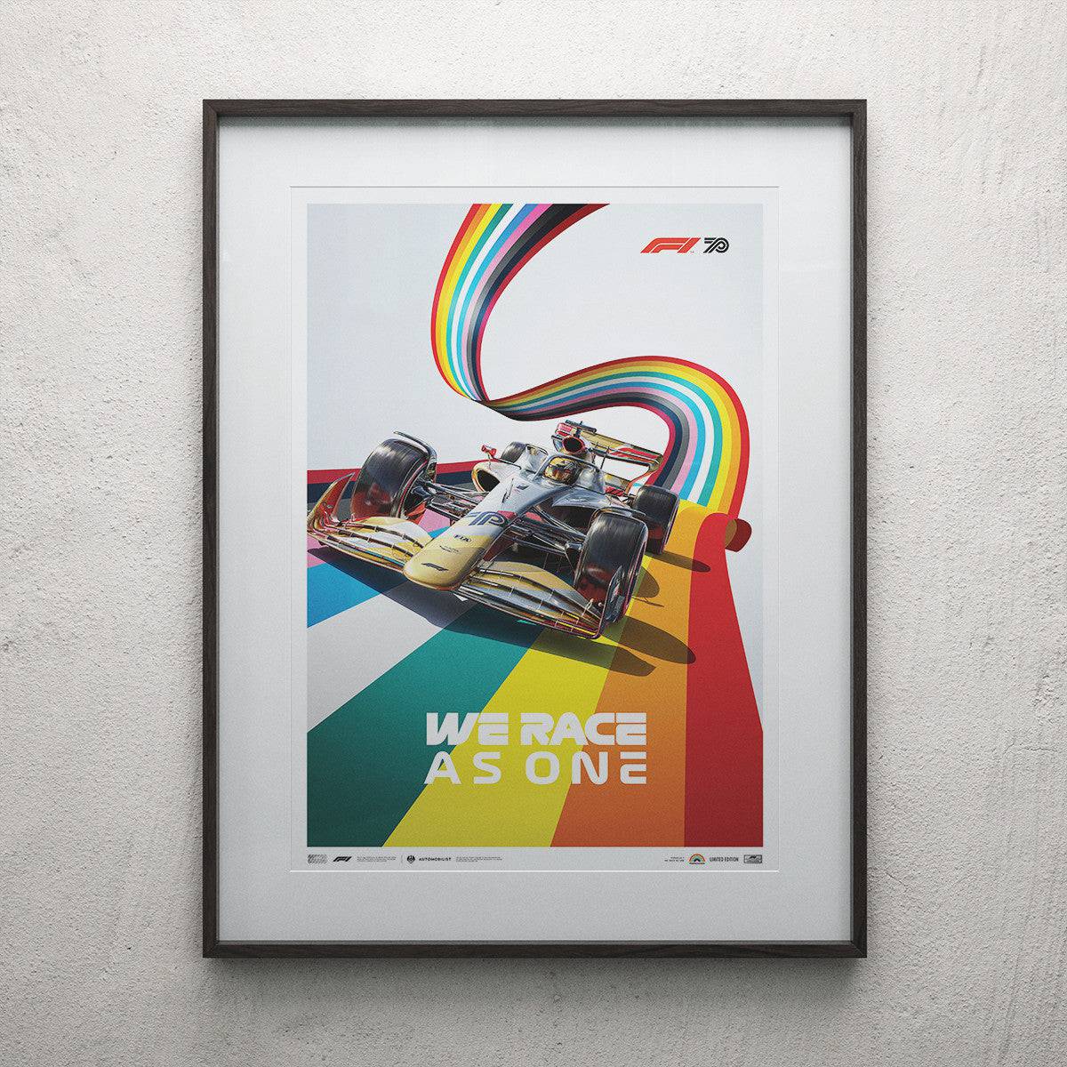 Lewis Hamilton Impact Formula 1 World Champion 2020 Poster F1 Grand Prix  Wall Art Poster Illustration 