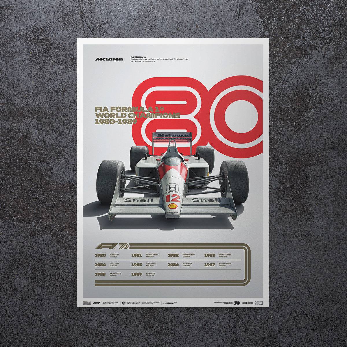 FORMULA 1® DECADES - 80s McLaren | Limited Edition