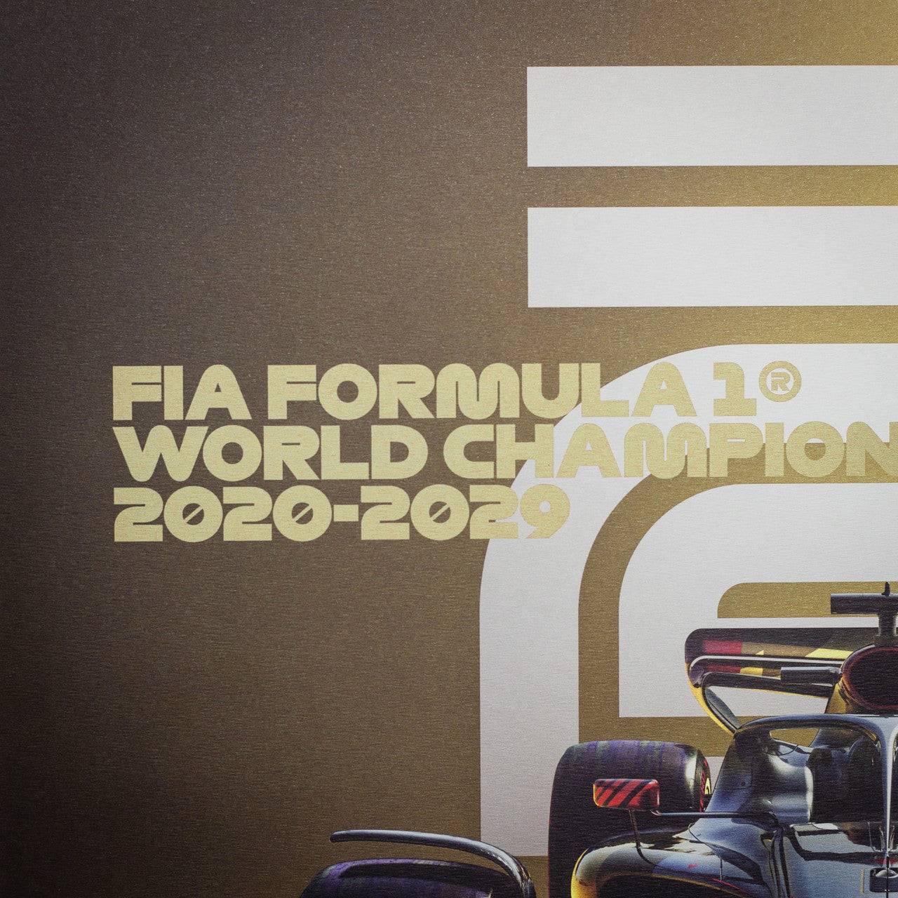 Poster F1 70ème anniversaire 2020 - 2029 The future lies ahead