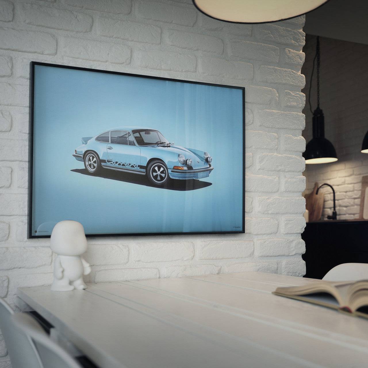 Porsche 911 RS - Blue - Colors of Speed Poster
