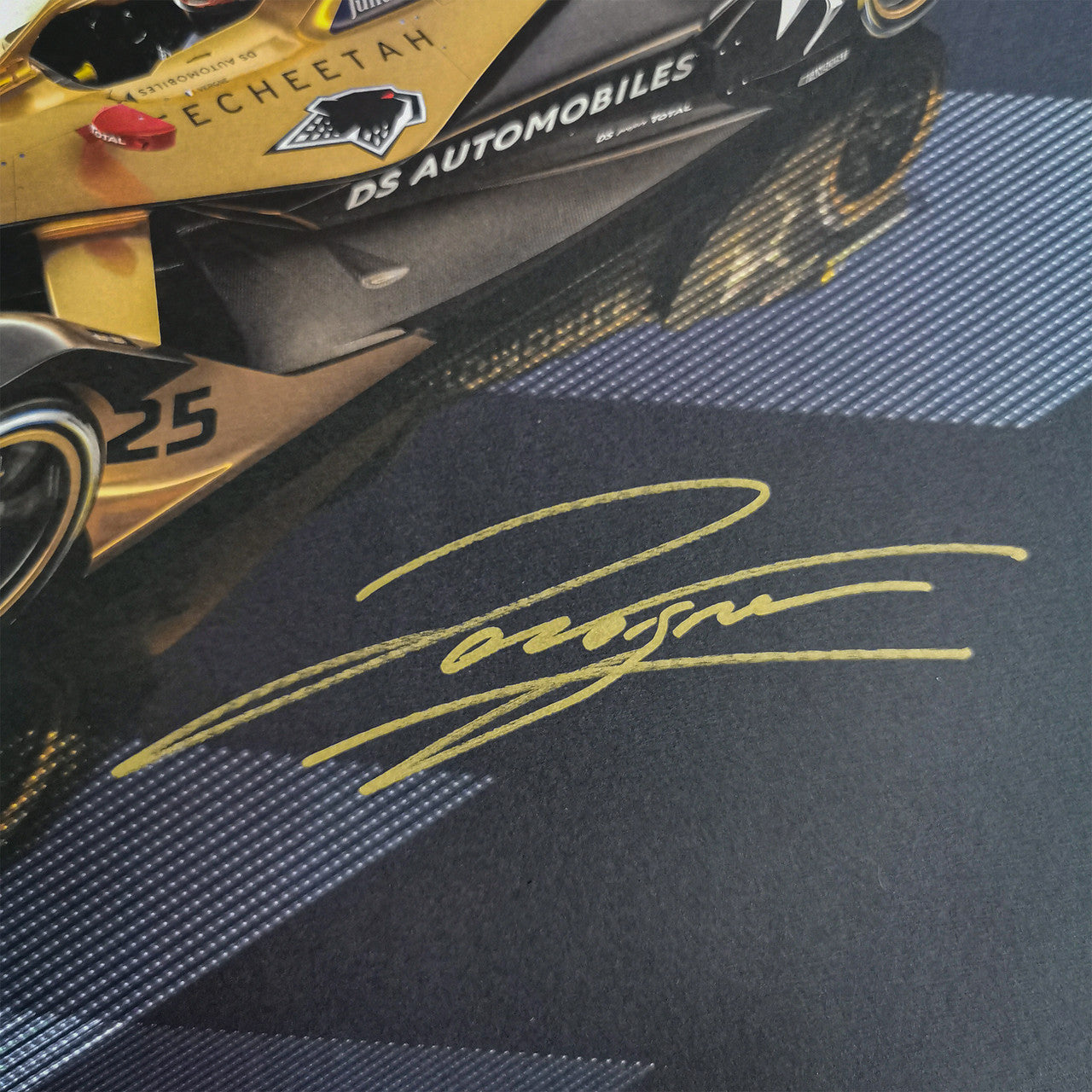 DS TECHEETAH - Formula E Team - Jean-Éric Vergne | Limited Edition | Signed