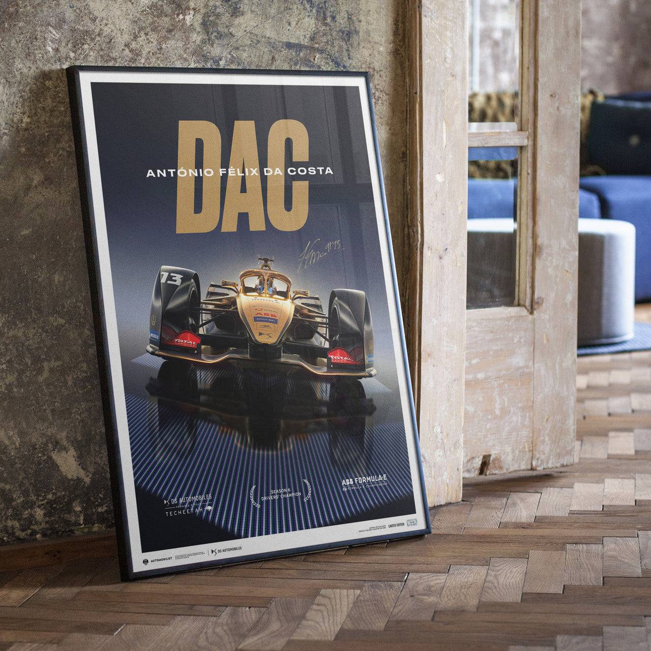 DS TECHEETAH - Formula E Team - António Félix Da Costa | Limited Edition | Signed