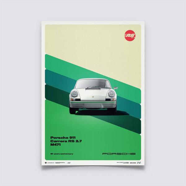 ポルシェ Carrera 911 ポスター 911_Carrera_White_LimitedEditi