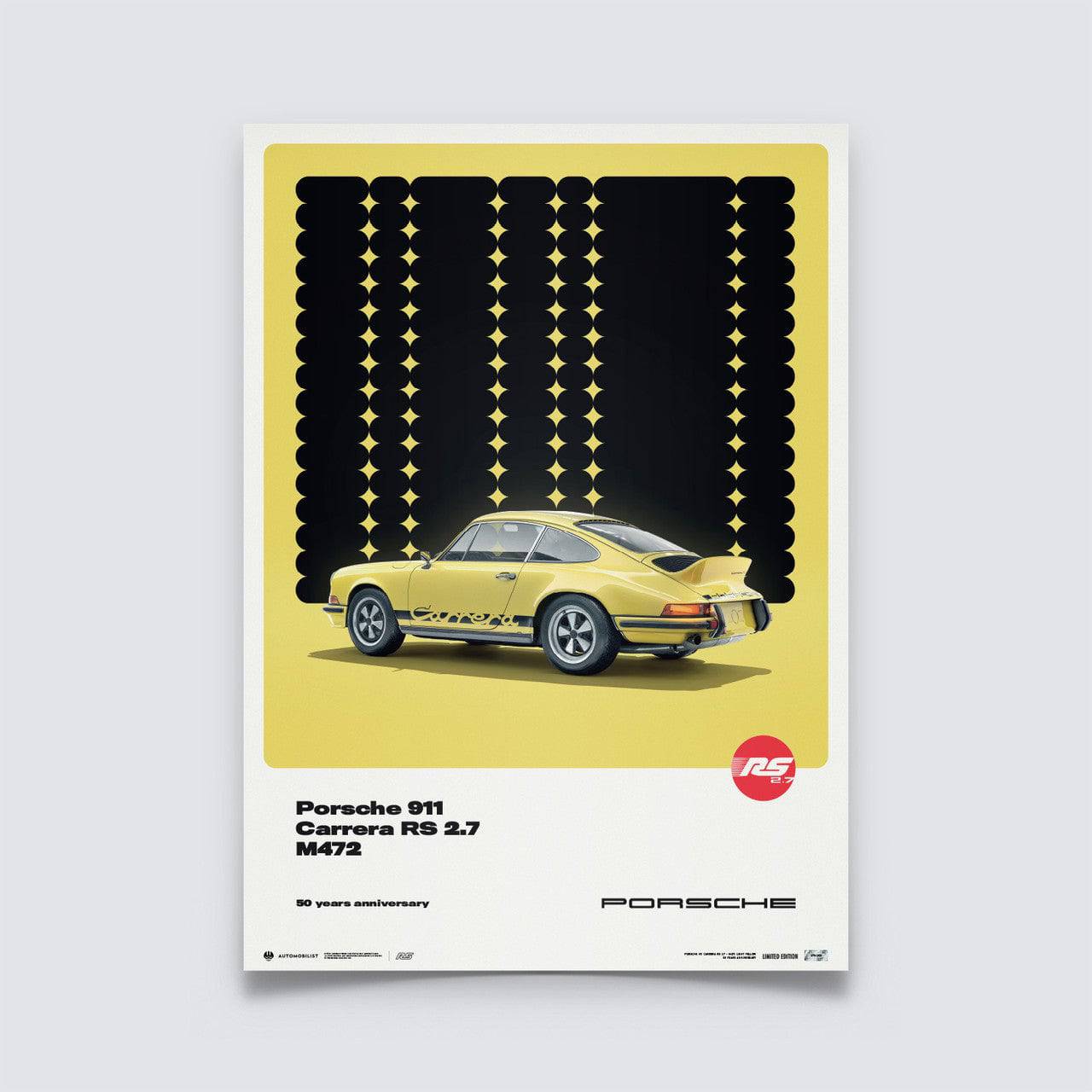 Porsche 911 Carrera RS 2.7 | 1973 Yellow 50th Anniversary