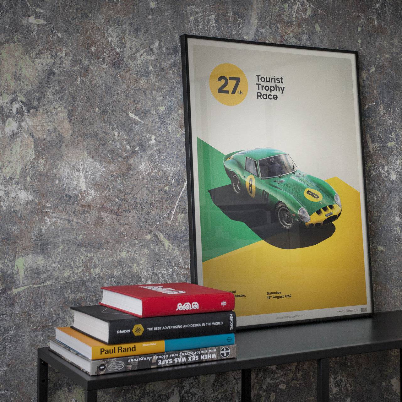 Ferrari 250 GTO - Green - Goodwood TT - 1962 - Limited Poster