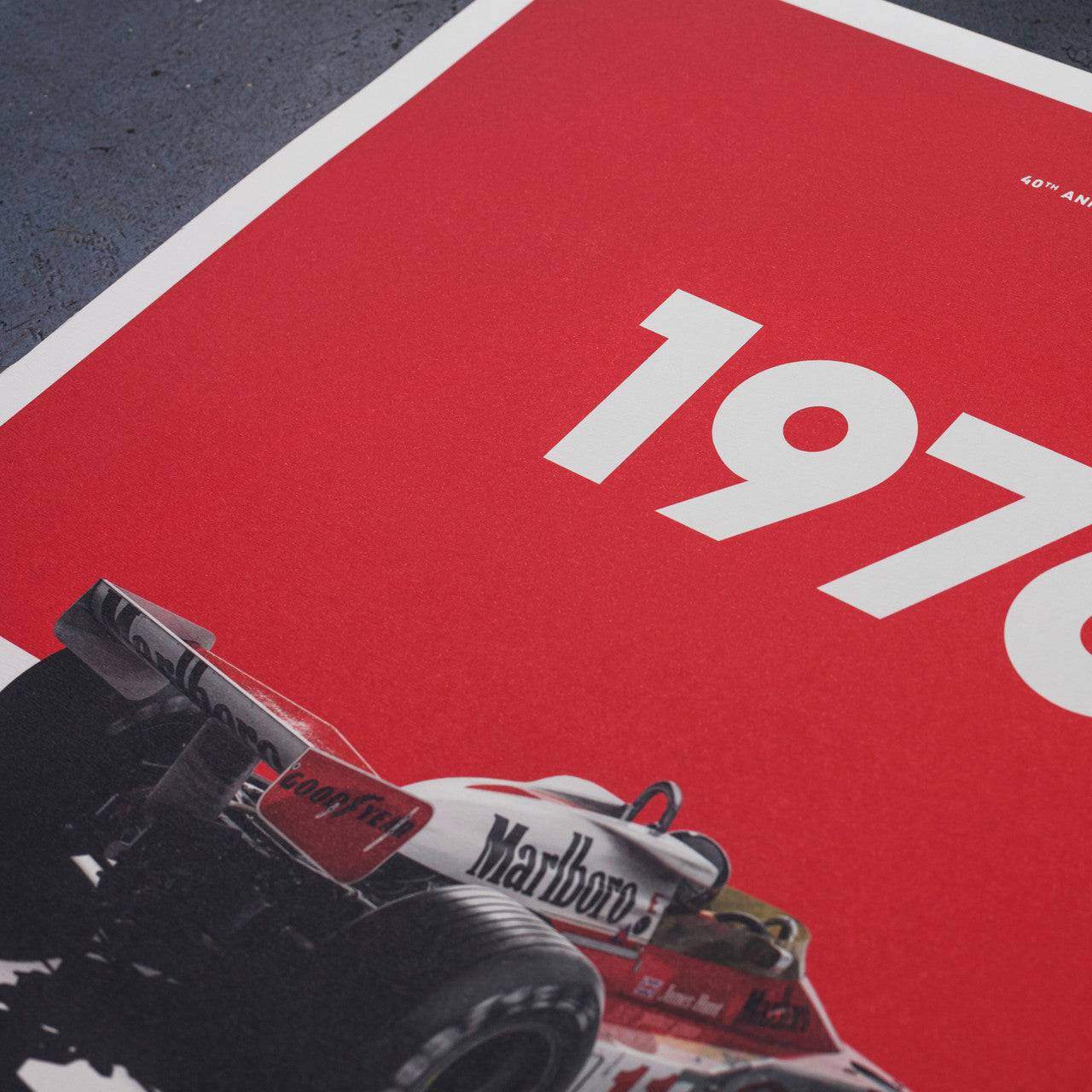 McLaren M23 - James Hunt - Marlboro - Japanese GP - 1976 - Limited Poster