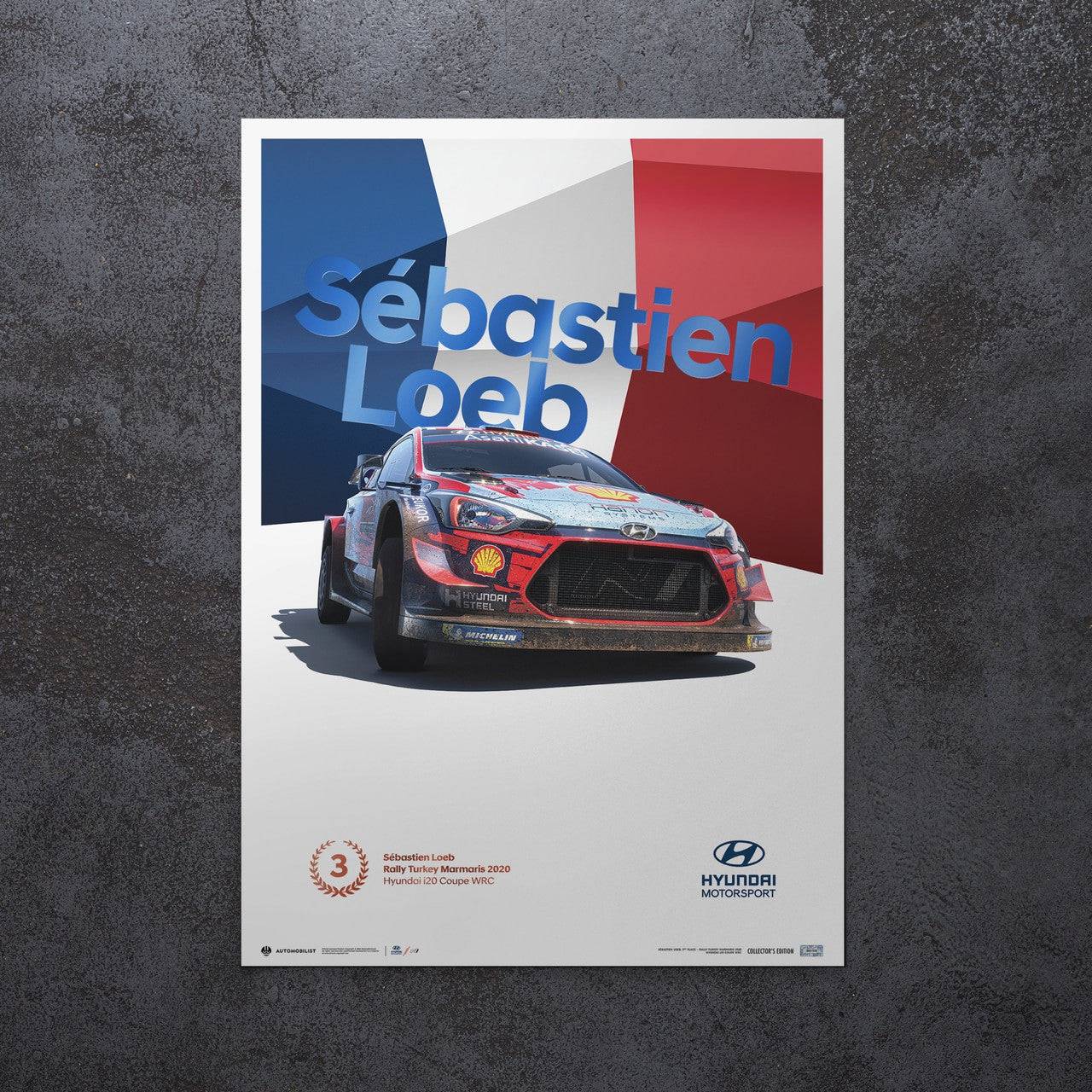 Hyundai Motorsport - Rally Turkey Marmaris 2020 - Sébastien Loeb | Collector's Edition | Unique #s