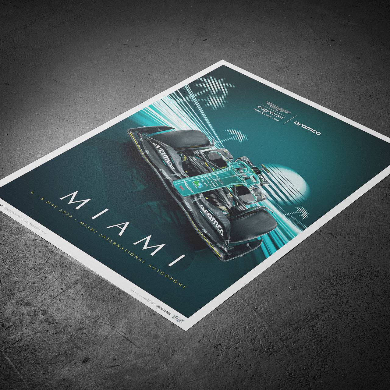 Aston Martin Aramco Cognizant Formula 1 Team - Miami 2022 | Limited Edition | Unique #s
