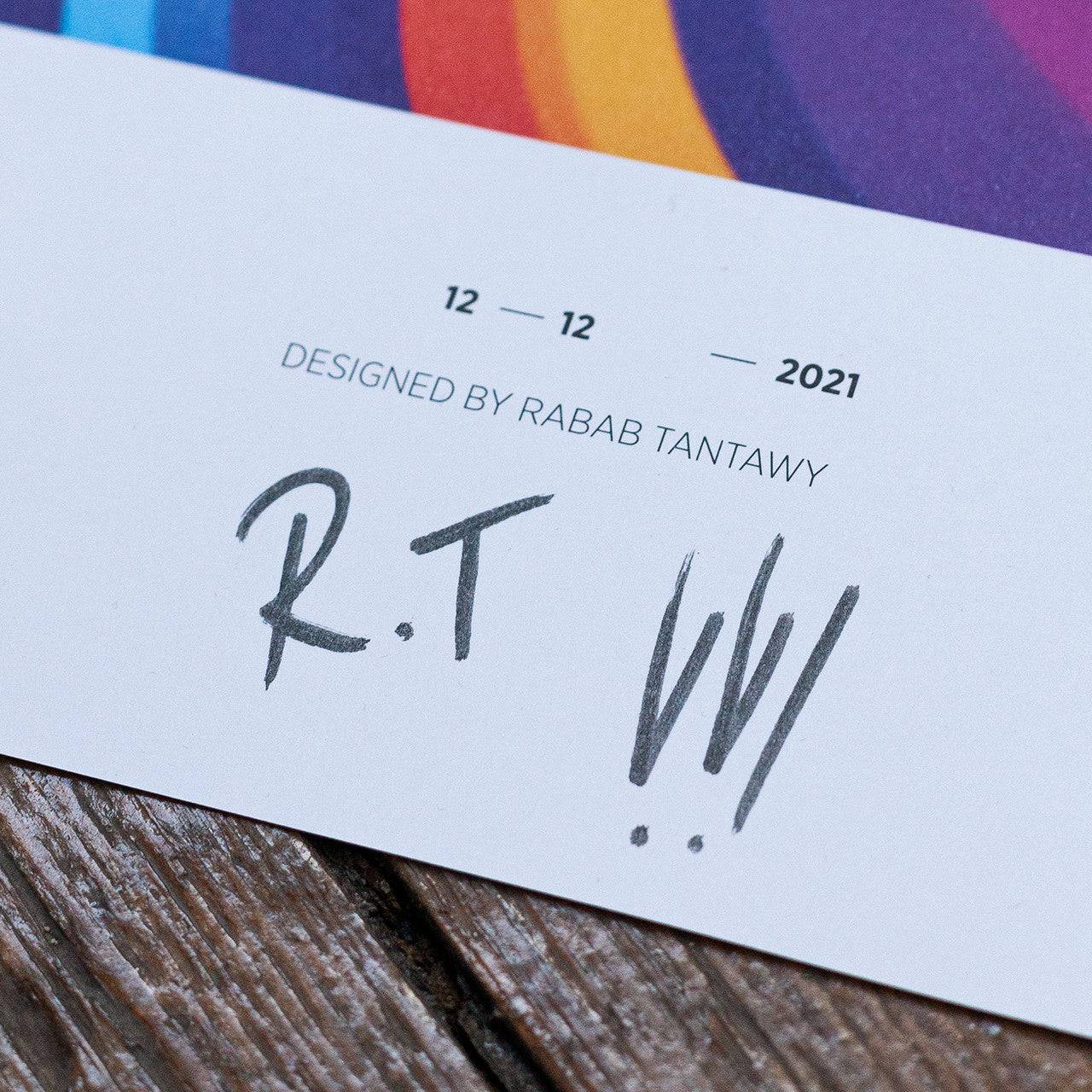 Signed by Rabab Tantawy - McLaren x Vuse - Daniel Ricciardo - Driven by Change - 2021 | Collector's Edition