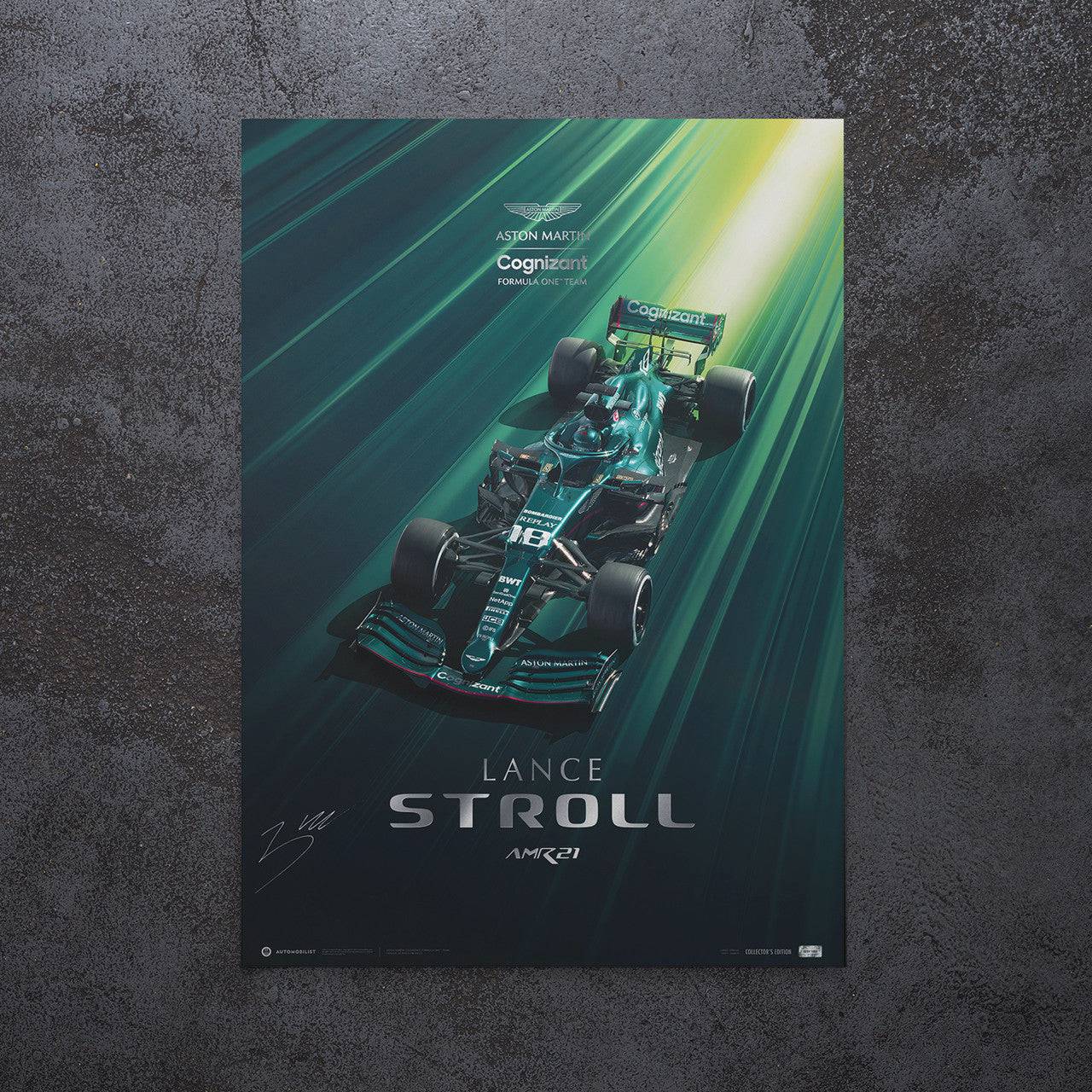 Lance Stroll - Aston Martin Cognizant Formula One™ Team - 2021 | Signed Collector’s Edition
