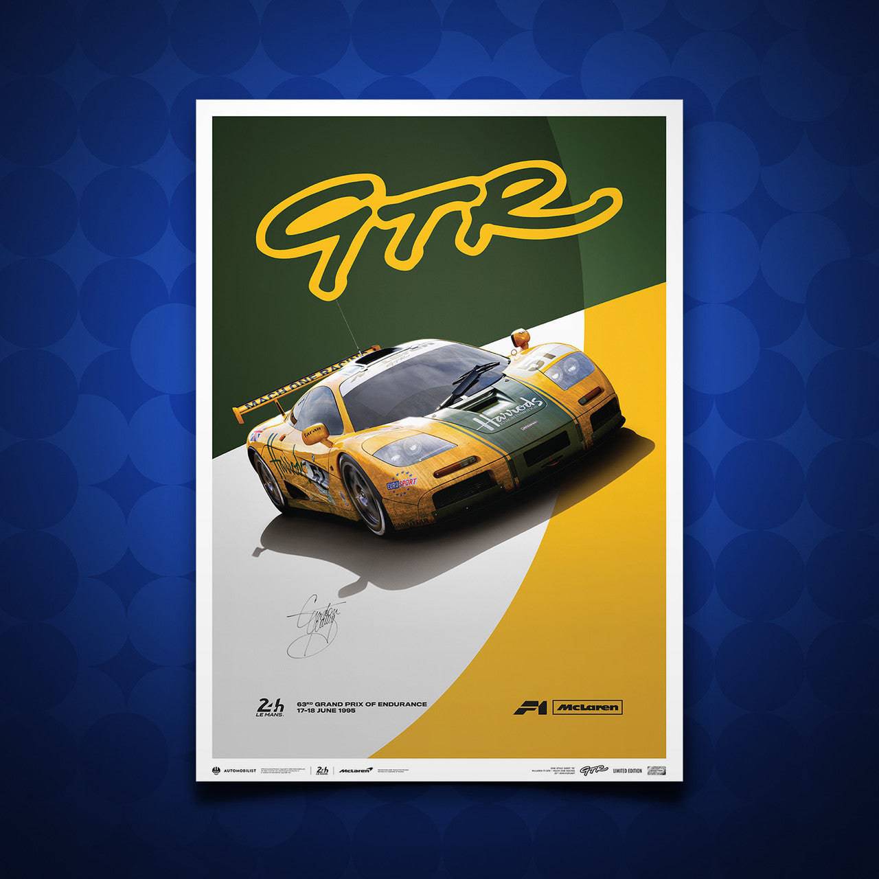 McLaren F1 GTR - Mach One Racing - 1995 | Limited Edition | Signed