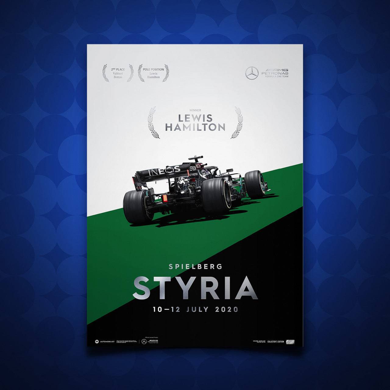 Mercedes-AMG Petronas F1 Team - Styria 2020 - Lewis Hamilton | Collector's Edition | Unique #s #1