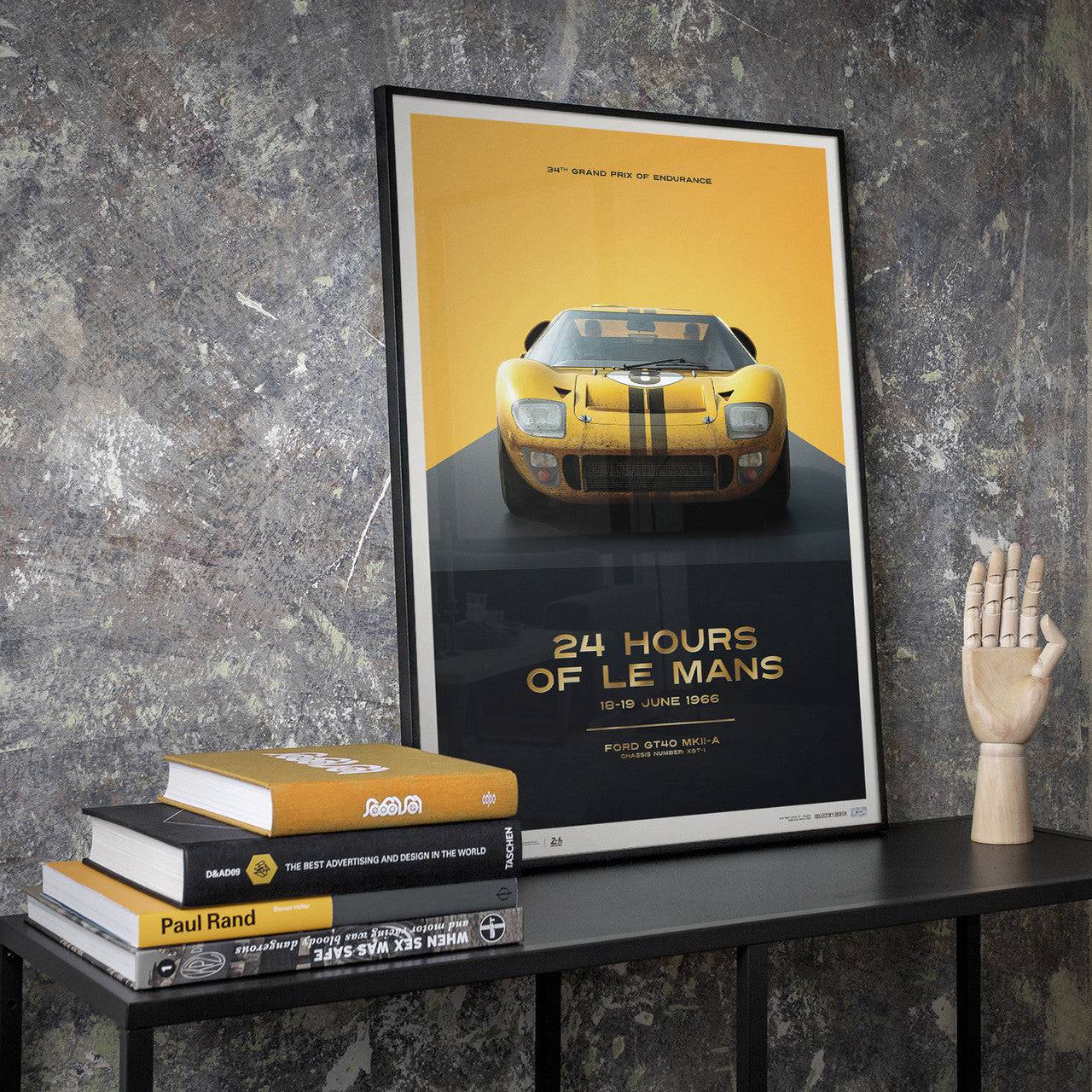 Ford GT40 - XGT-1 - 24H Le Mans - 1966 | Collector’s Edition | Poster