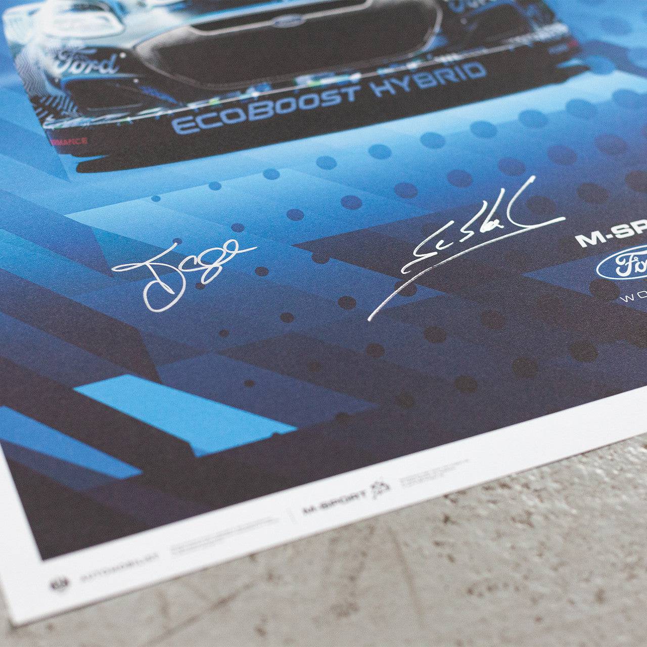 Sébastien Loeb and Isabelle Galmiche - M-Sport Ford Puma Hybrid Rally1 | Signed Limited Edition