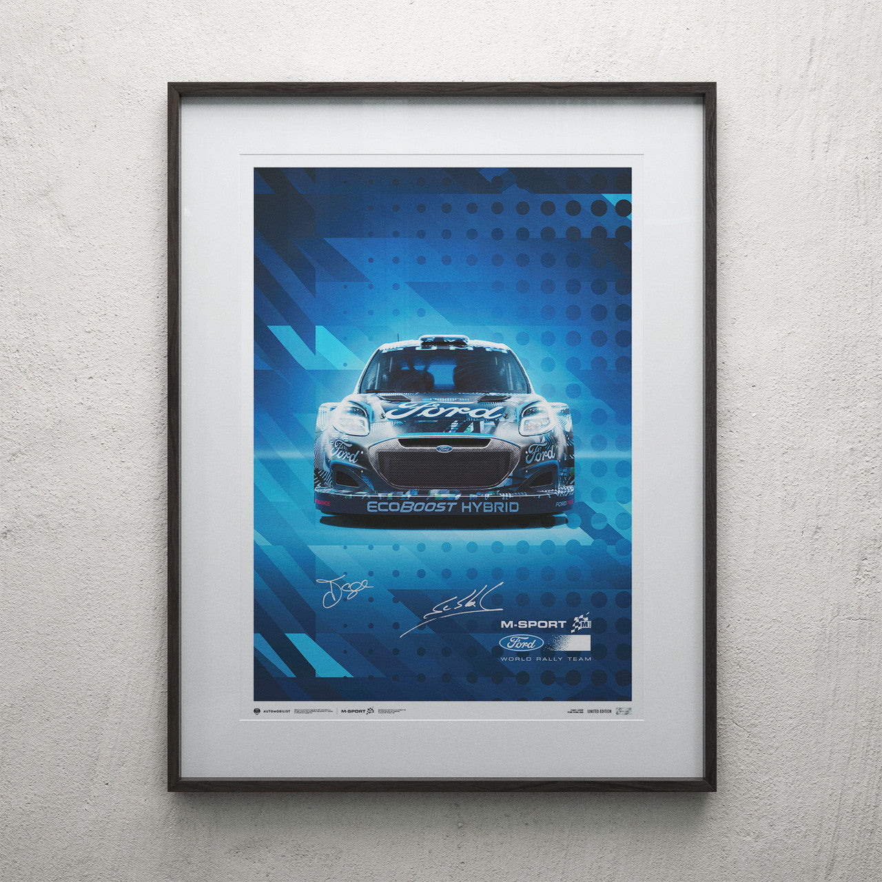 Sébastien Loeb and Isabelle Galmiche - M-Sport Ford Puma Hybrid Rally1 | Signed Limited Edition
