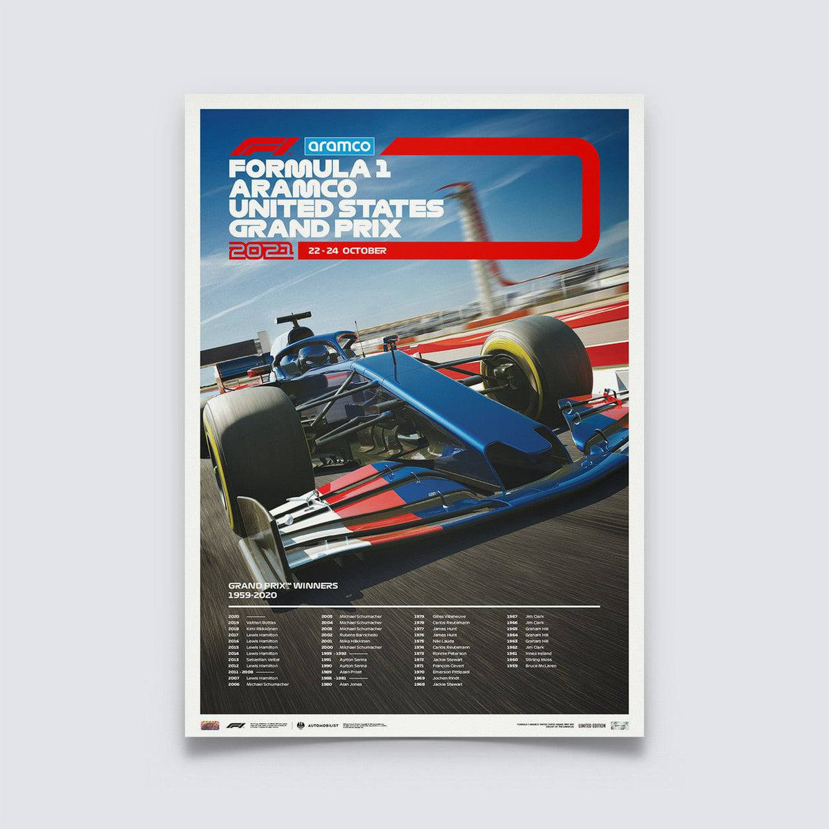 Formula One Size Formula 1® Grands Prix 2021